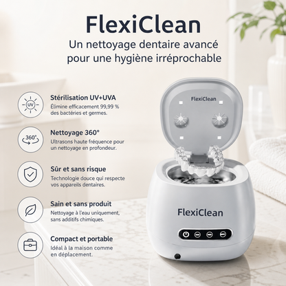 FlexiClean Nettoyeur UV portable dentaire