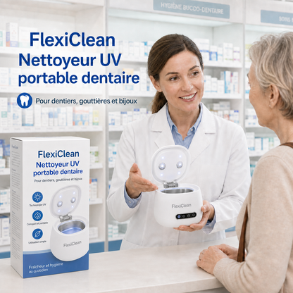 FlexiClean Nettoyeur UV portable dentaire